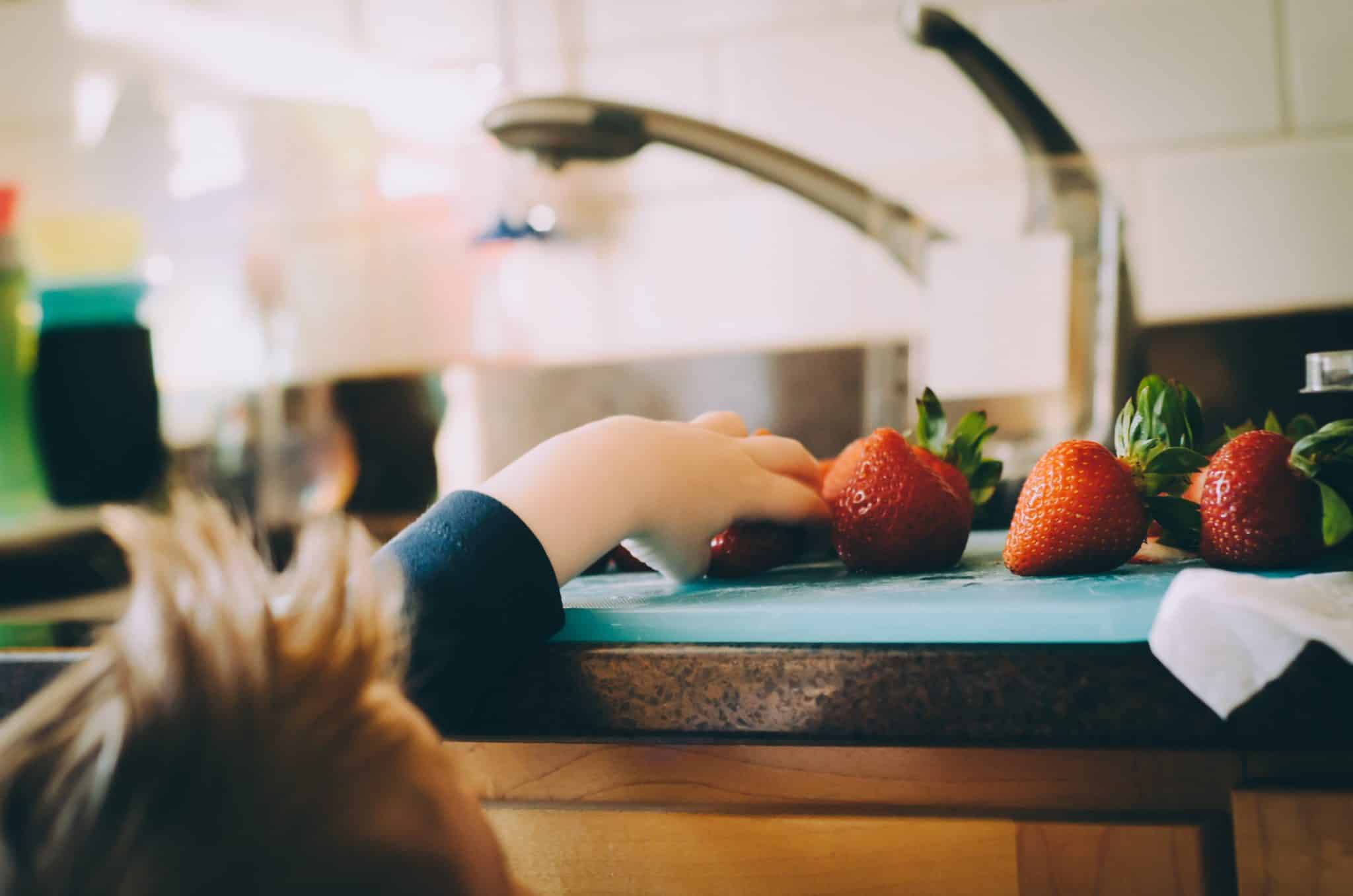 Enfant cuisine sécurisée